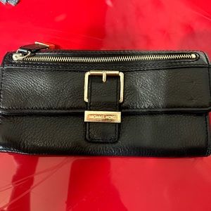 Michael Kors, black and gold wallet